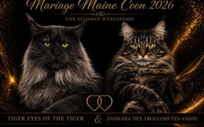 Mariage Maine Coon 2026 — Tiger Eyes Of The Tiger & Zankara des Troglodytes-Anjou
